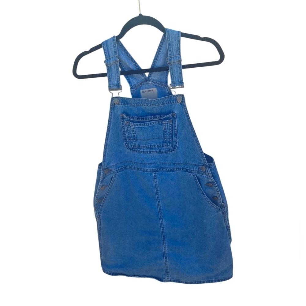 ASOS Denim overall dress Light Blue Size 8